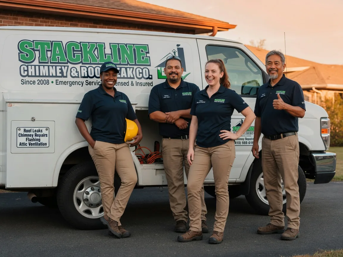 Chimney flashing repair company in Kersey, PA